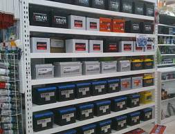 Сеть супермаркетов автозапчастей "Автобан", стеллажи полочные